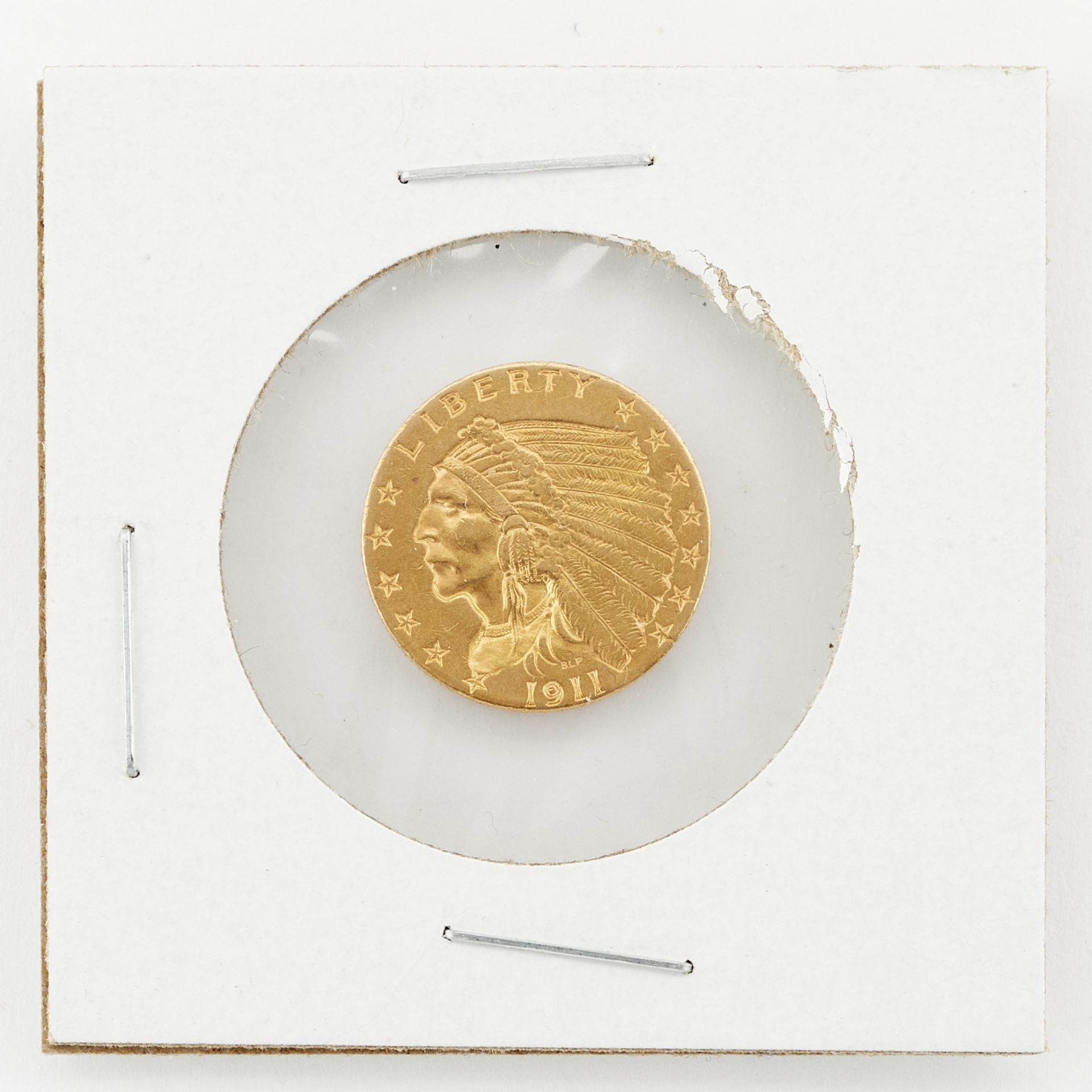 1911 $2.5 Indian Head Gold Coin - Image 3 of 4