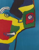 Karel Appel "Tete de Femme" Print 1969