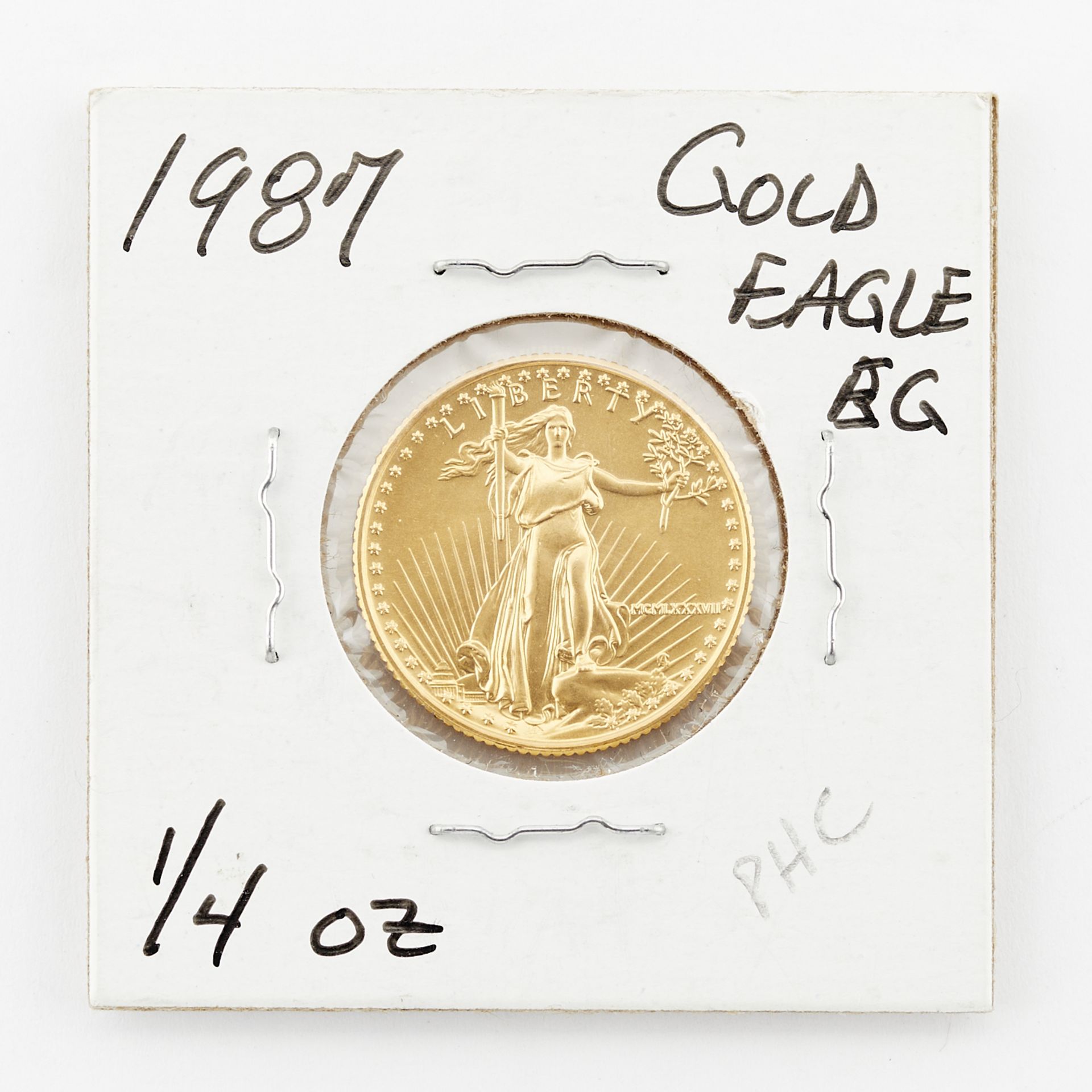 1987 $10 1/4 oz Gold American Eagle Coin