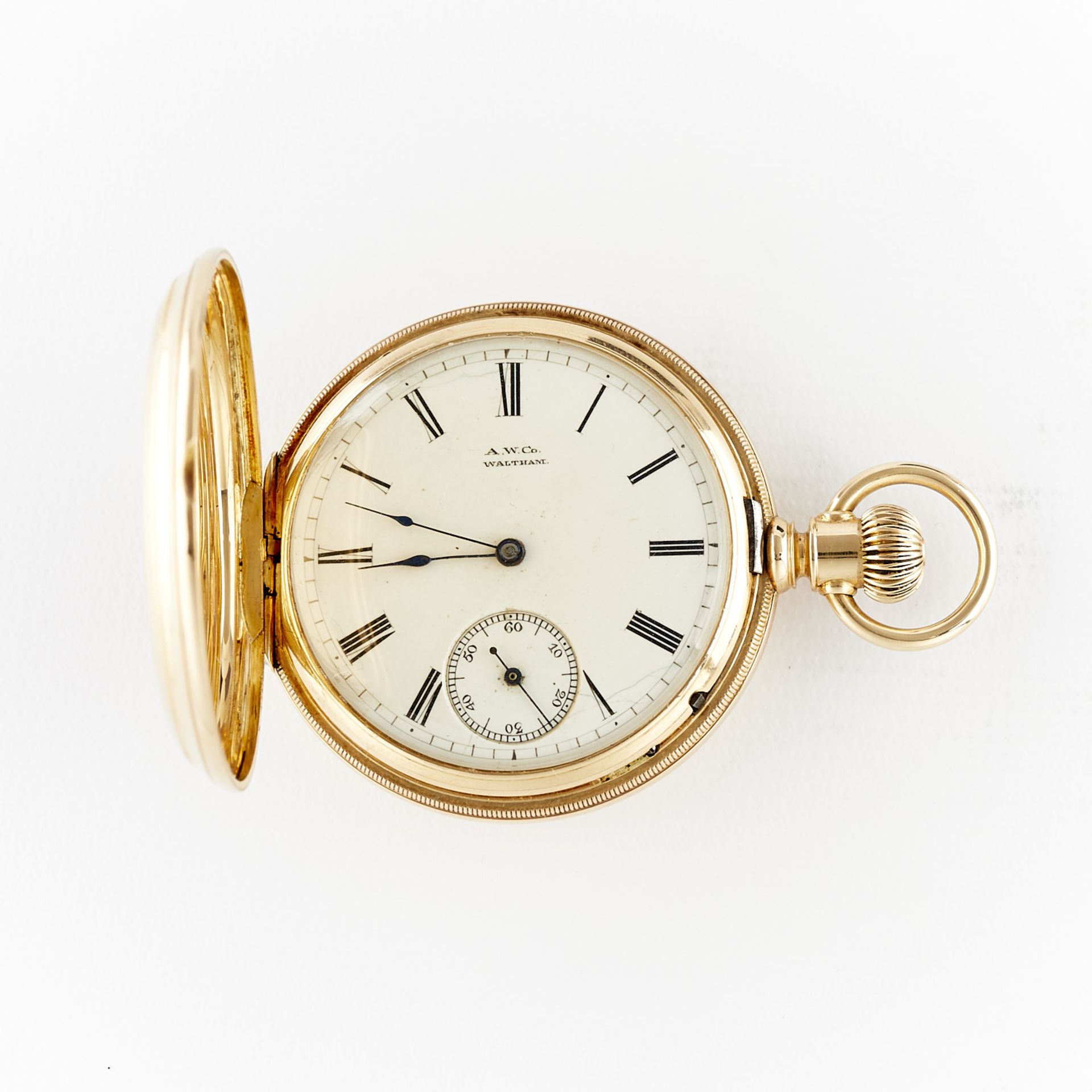 Waltham William Ellery 14k Gold Pocket Watch