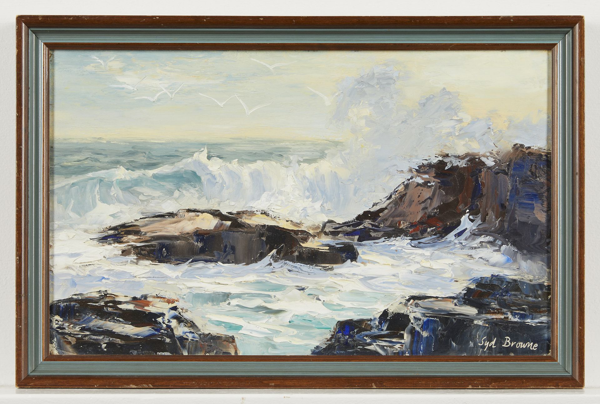 Syd Browne Ocean Landscape Oil Painting - Bild 3 aus 5