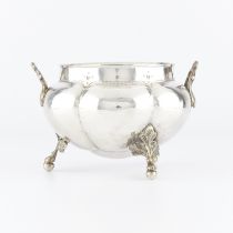 18th/19th c. Antique Silver Lobed Bowl