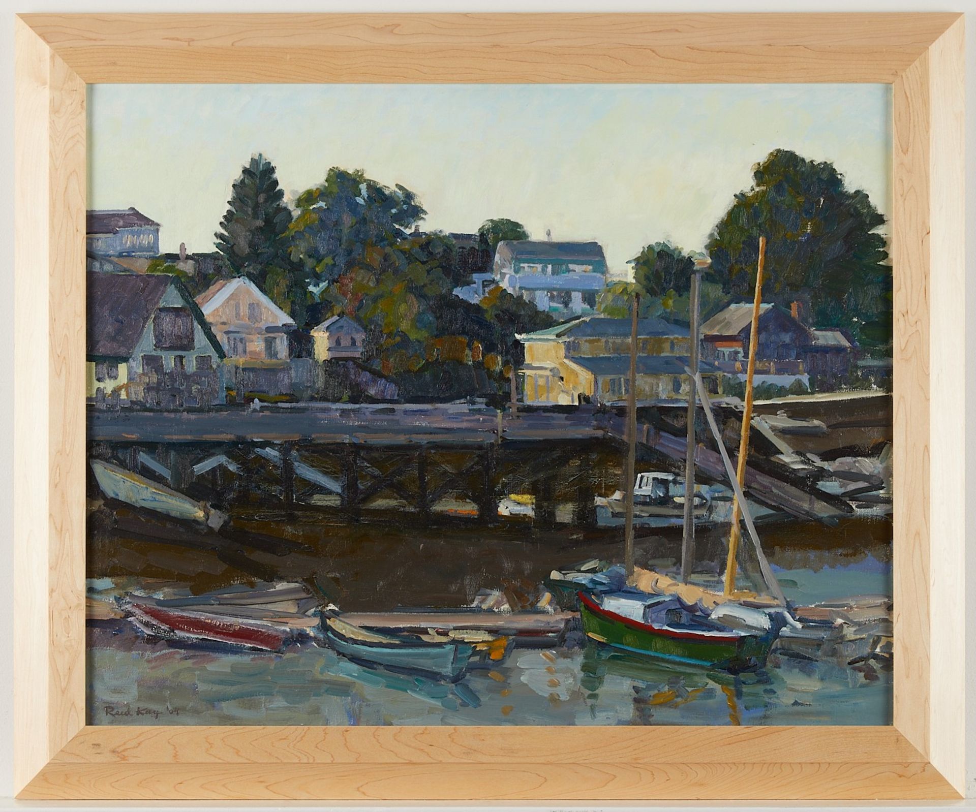 Reed Kay "Rocky Neck, Twilight" Painting 2004 - Bild 3 aus 8