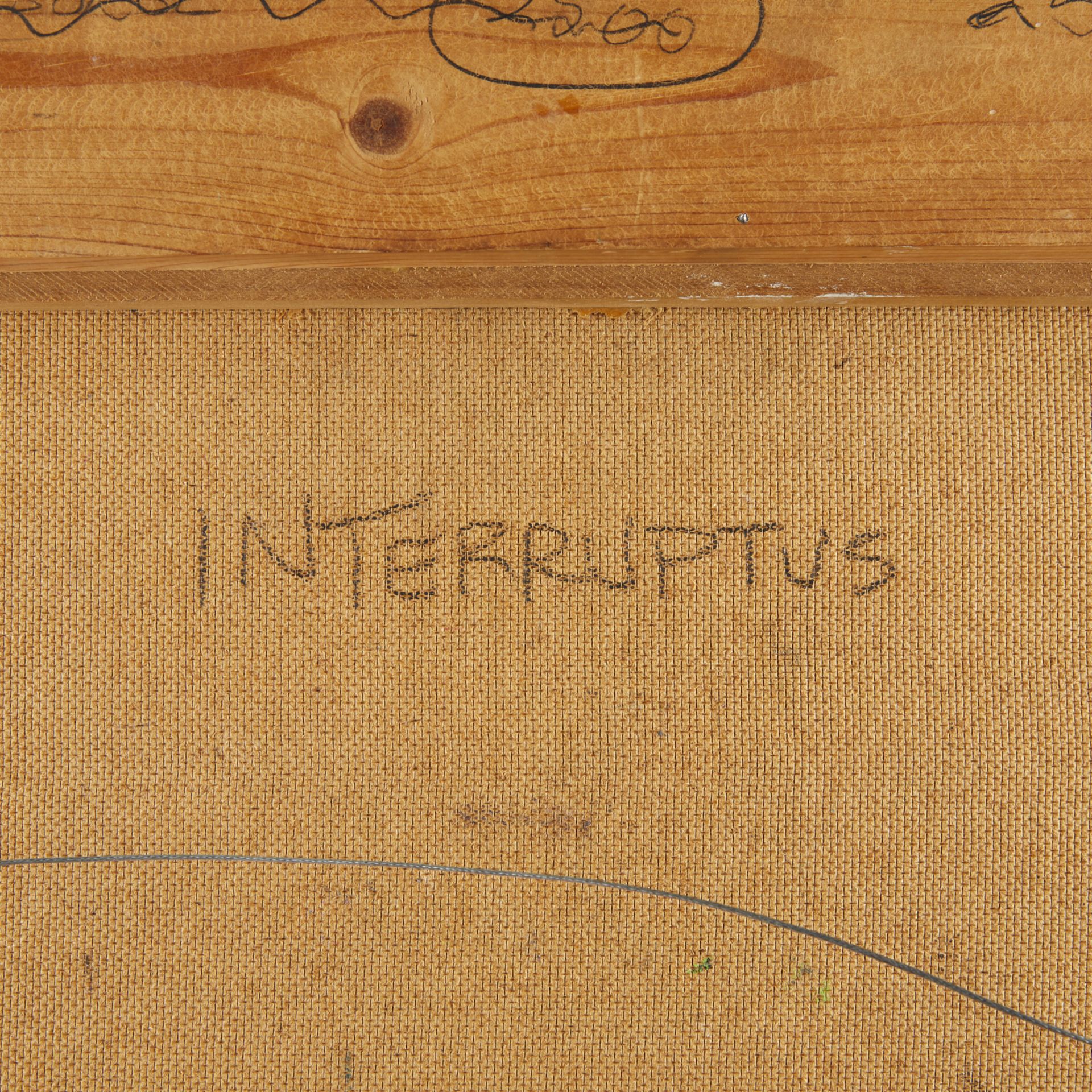 Harold Zisla "Interruptus" Abstract Painting - Image 7 of 8