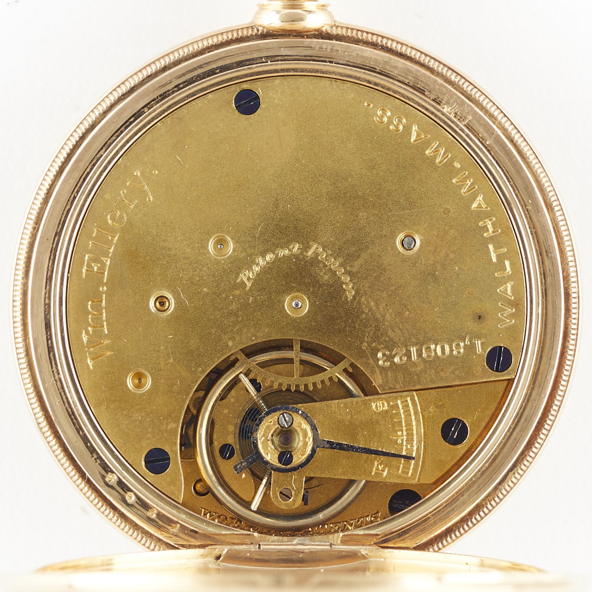 Waltham William Ellery 14k Gold Pocket Watch - Image 3 of 7
