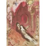 Marc Chagall "Granada" Print w/ Poem