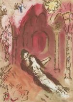 Marc Chagall "Granada" Print w/ Poem