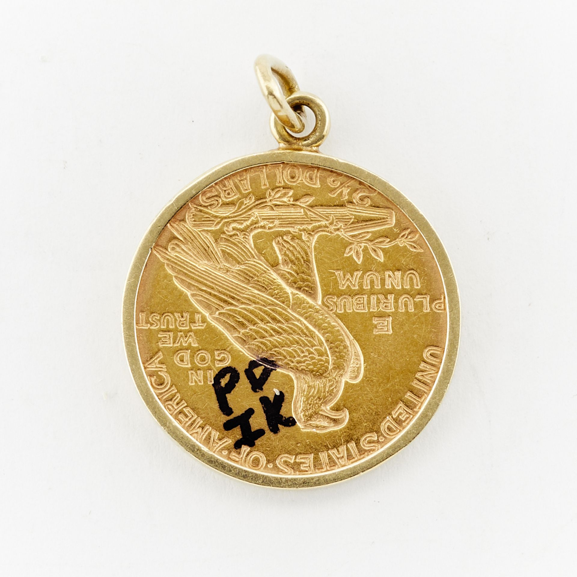 1911 $2.5 Indian Head Gold Coin Pendant - Image 2 of 2