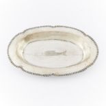 18th/19th c. Antique Silver Fish Serving Dish