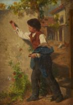 Pierre Jean Edmond Castan Schoolboy Painting