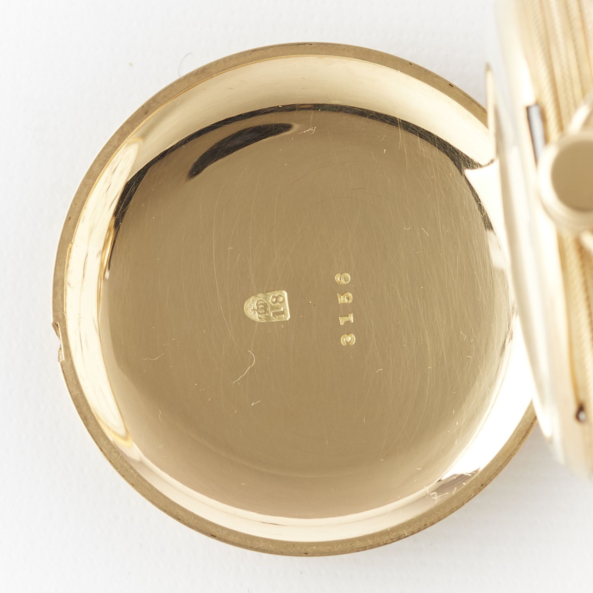 Elgin Gail Borden 18k Gold Pocket Watch - Image 4 of 7