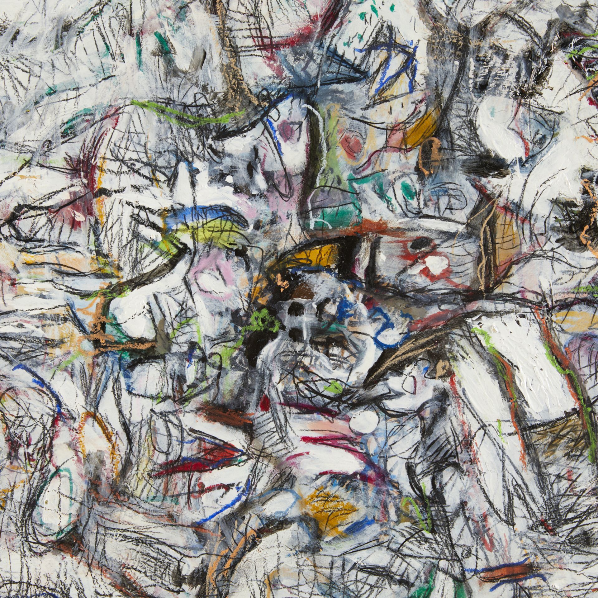 Harold Zisla "Interruptus" Abstract Painting - Image 4 of 8