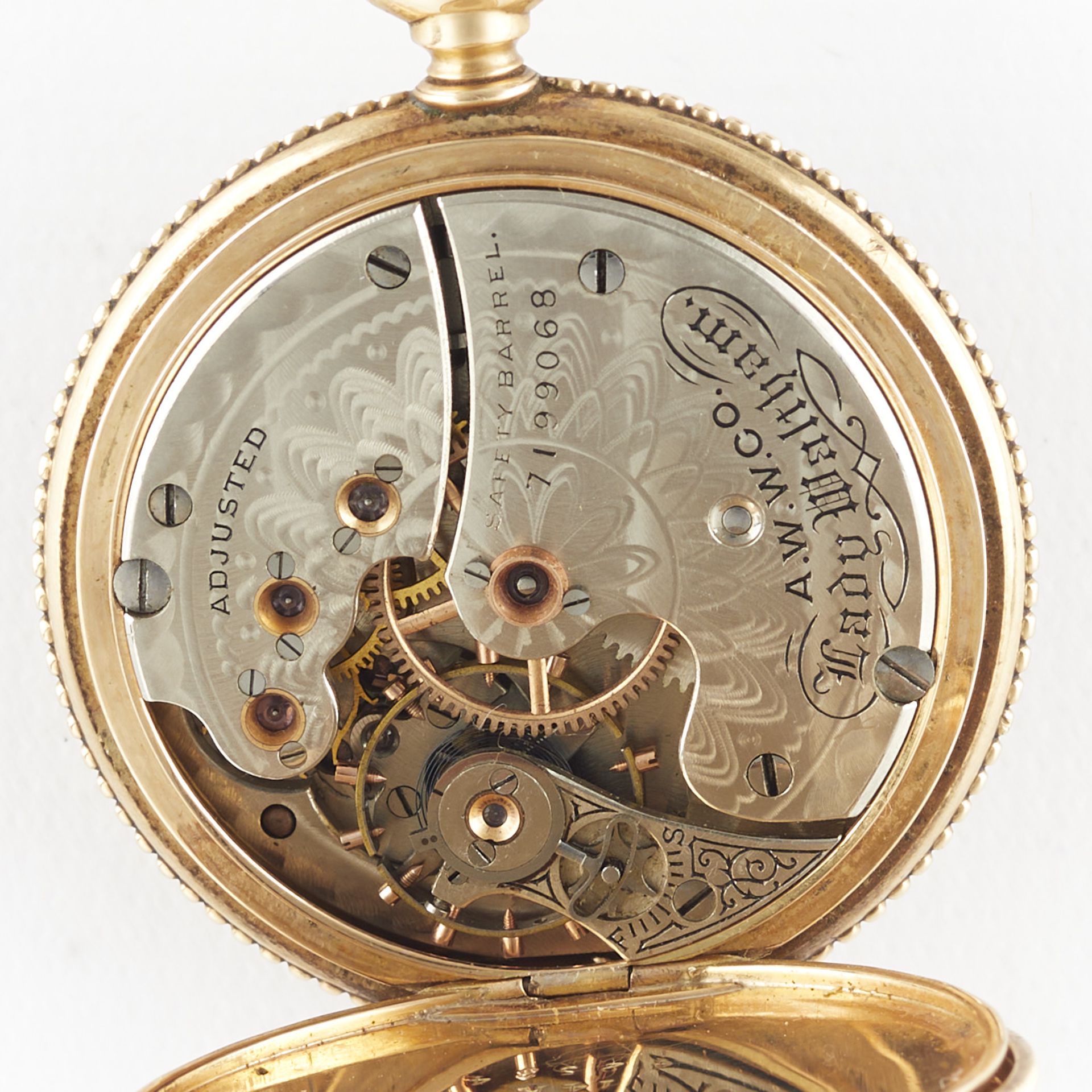 Waltham "Royal" 14k Gold Pocket Watch - Bild 3 aus 5