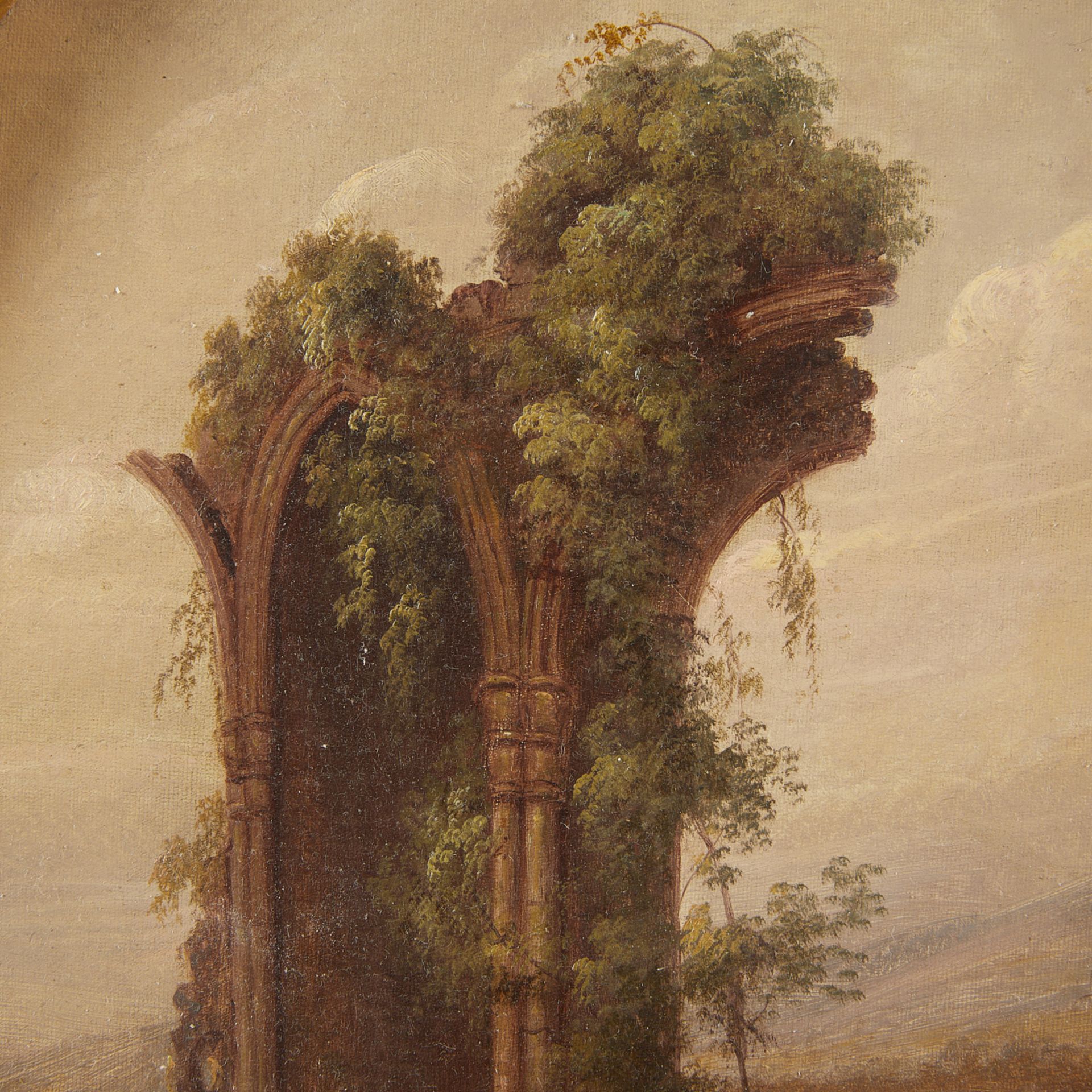 George Winter "The Broken Arch" Landscape Painting - Bild 2 aus 9