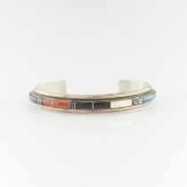 L. Bowannie Shewe Silver Cuff Bracelet