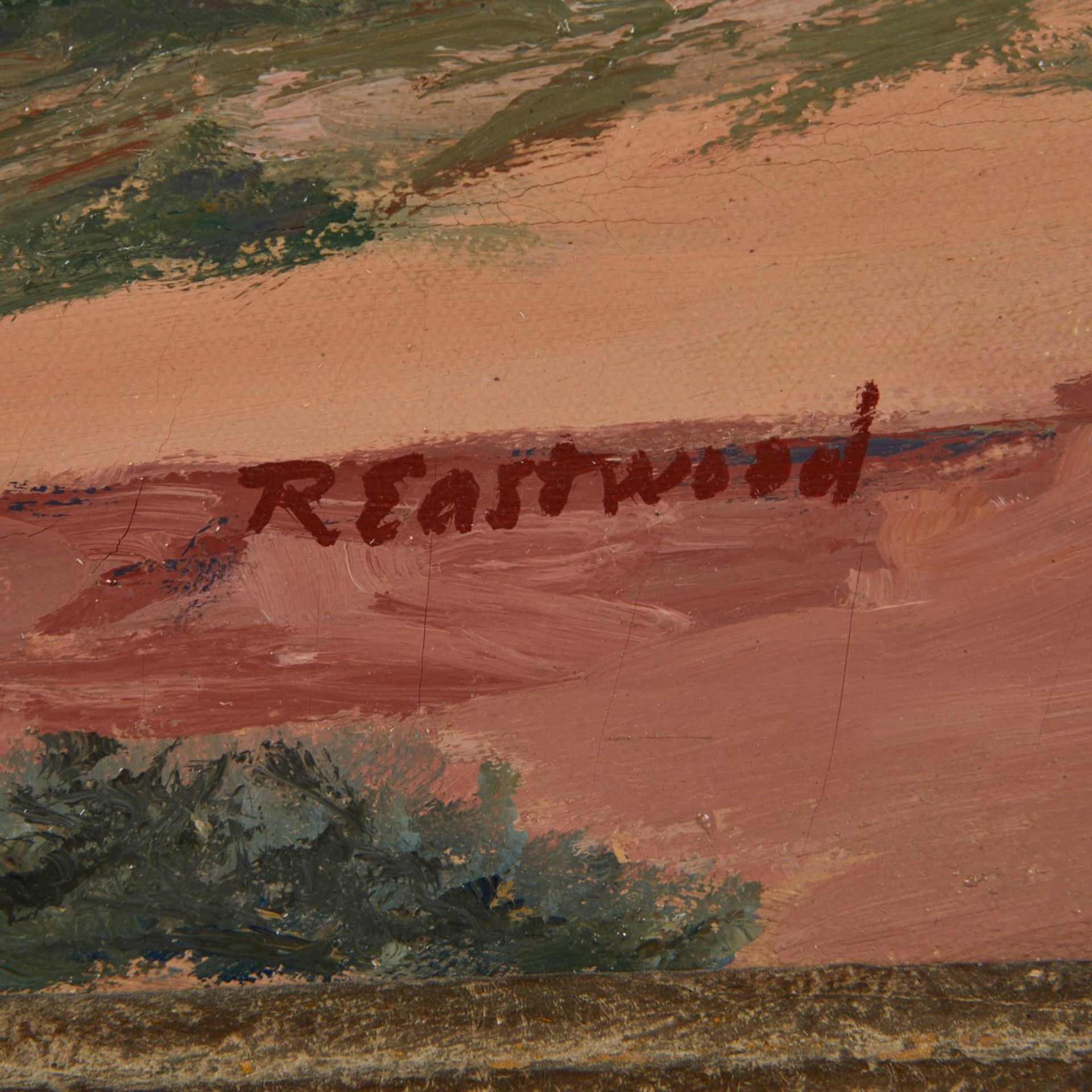 Raymond Eastwood "Monument Pass" Oil on Canvas - Bild 3 aus 7