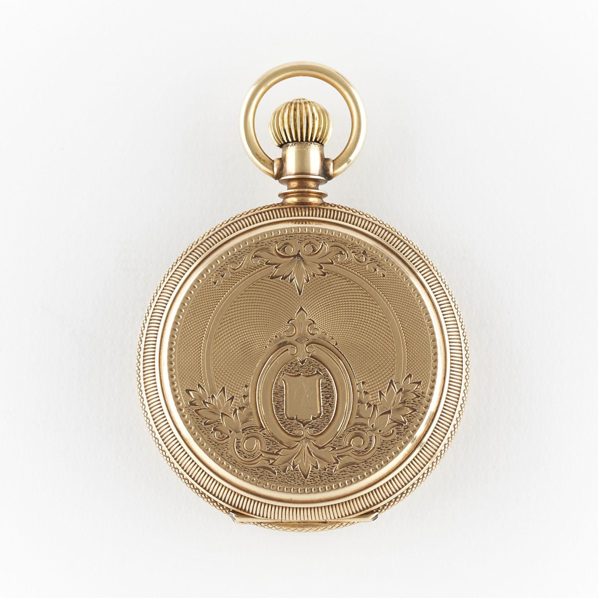 Columbus Green Patent 14k Gold Pocket Watch - Bild 2 aus 6