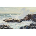 Syd Browne Ocean Landscape Oil Painting