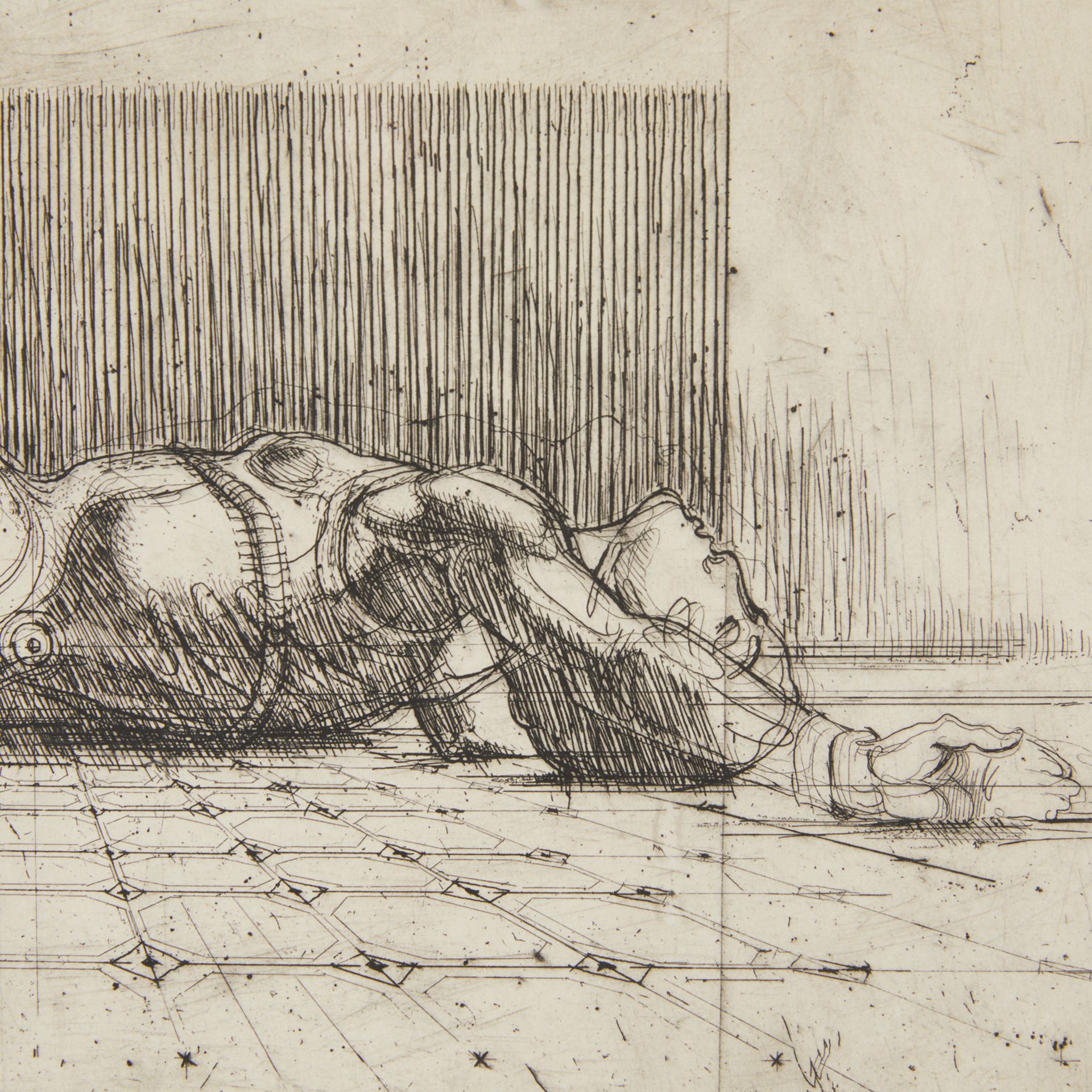 Jack Youngquist "Prone F/Tri-Sequence" Etching - Image 4 of 9