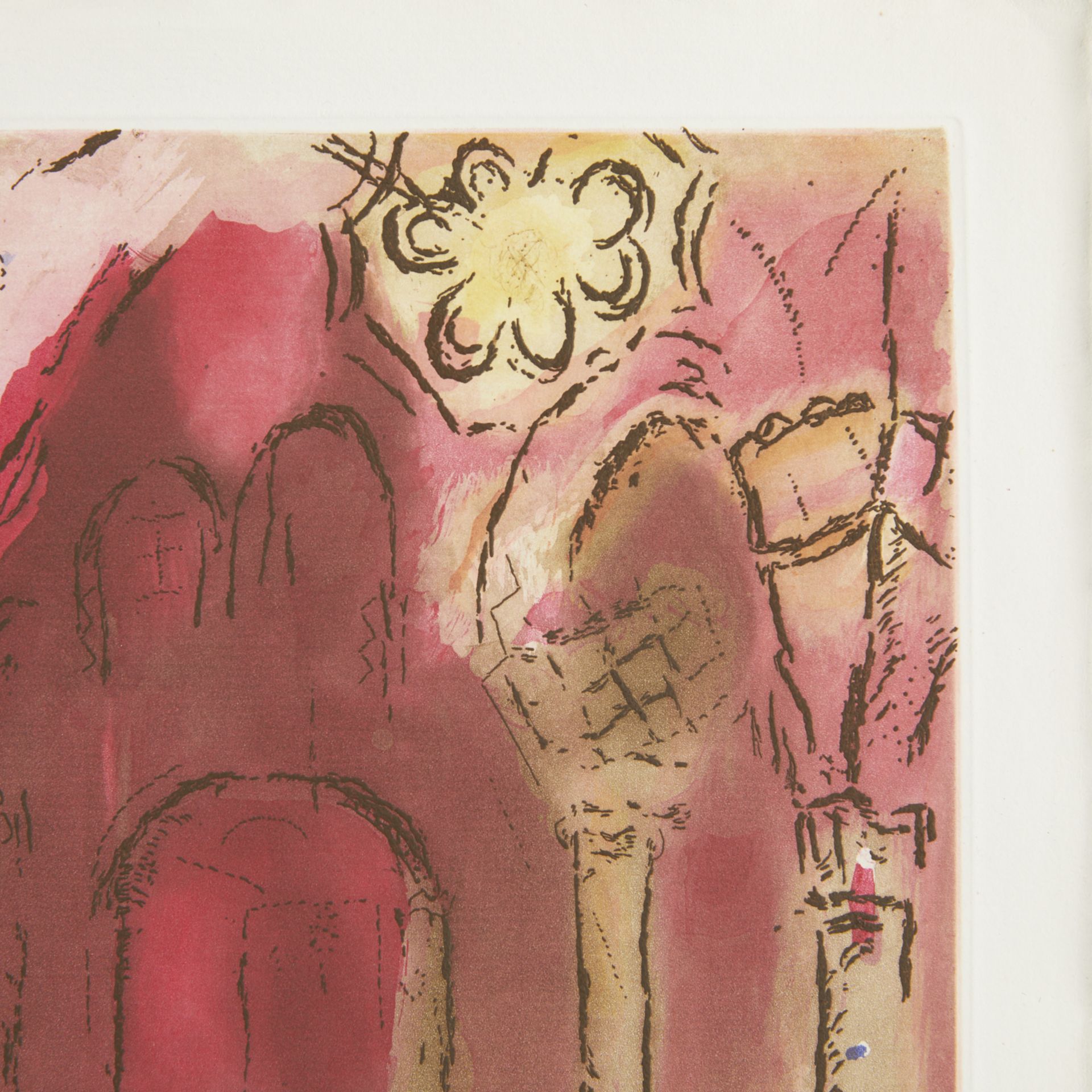 Marc Chagall "Granada" Print w/ Poem - Bild 5 aus 13