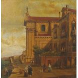 Louis Eugene Lami Cityscape Oil Painting 1830s