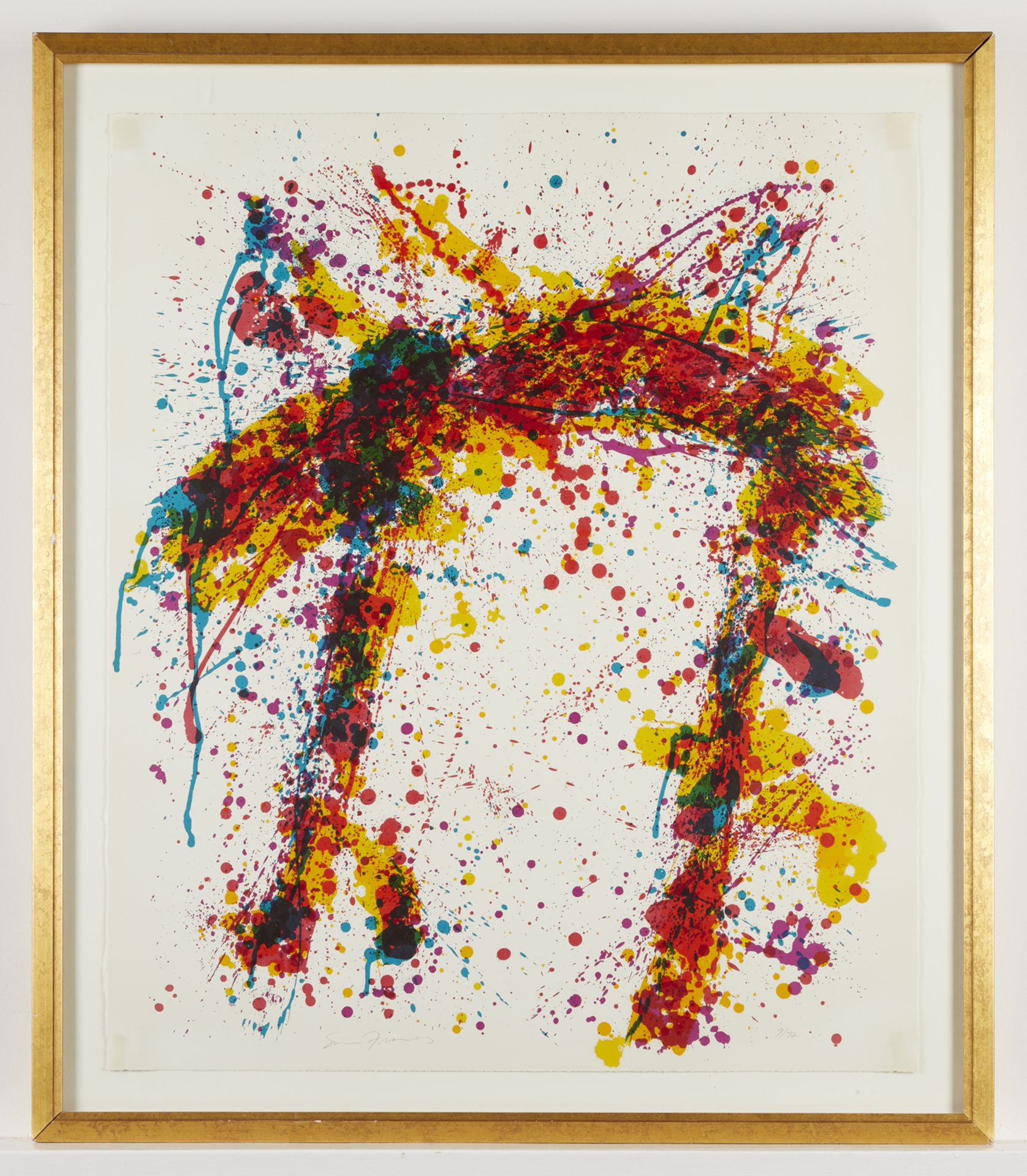 Sam Francis "Toward Disappearance" Screenprint - Image 3 of 6