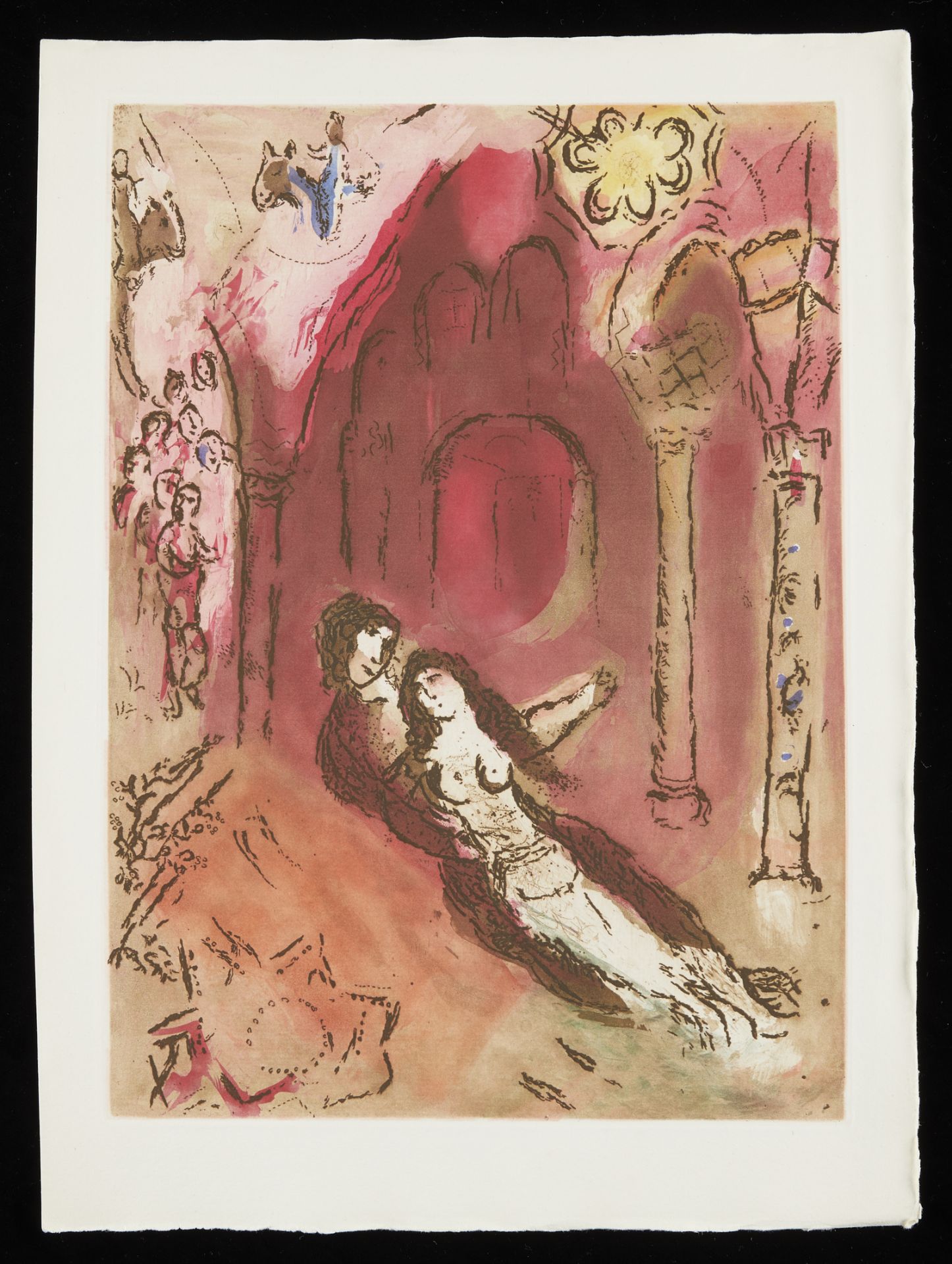 Marc Chagall "Granada" Print w/ Poem - Bild 2 aus 13