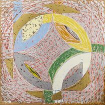 Frank Stella "Polar Co-ordinates II" Mixed Media