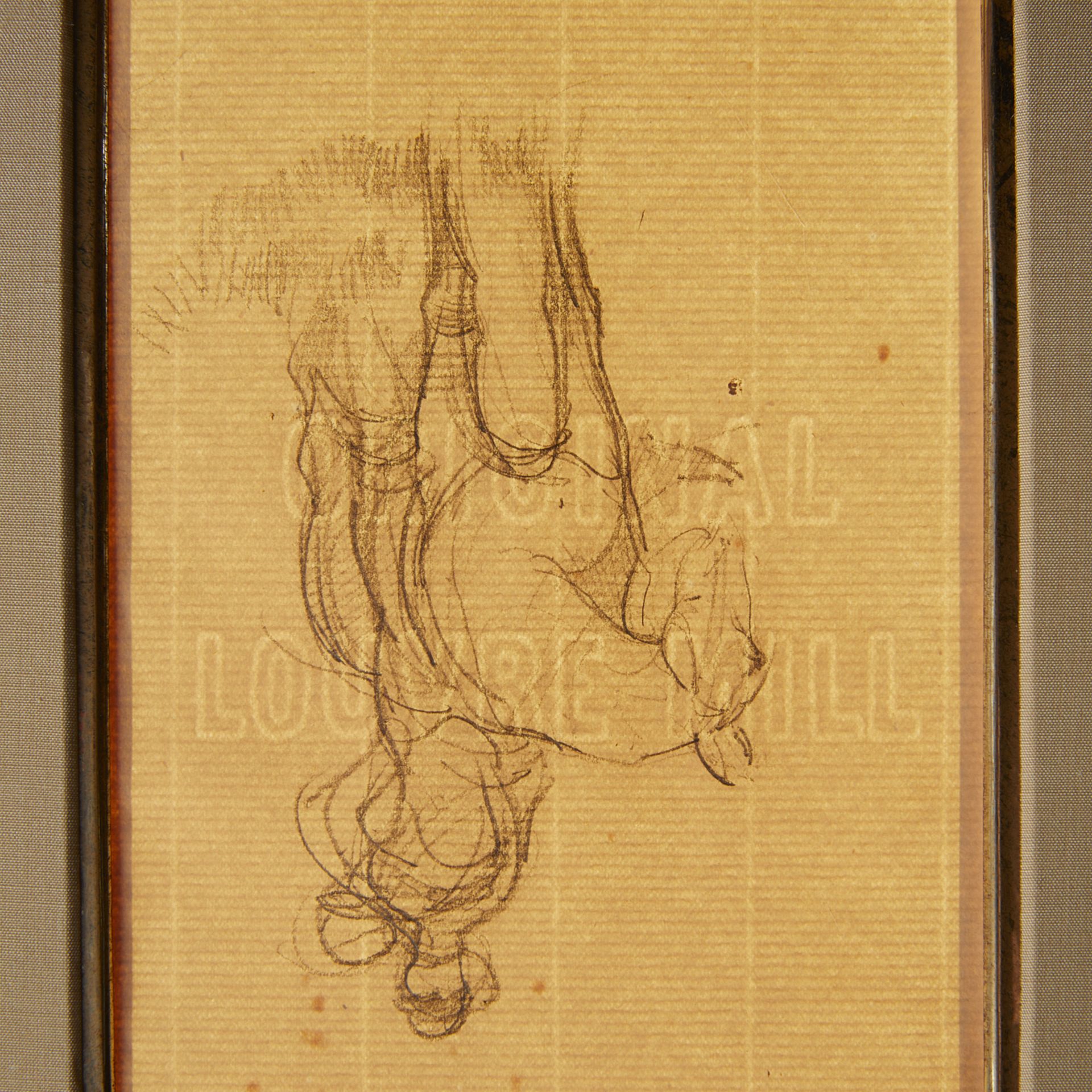 Attrib. Henri de Toulouse-Lautrec Sketch Drawing - Bild 8 aus 8