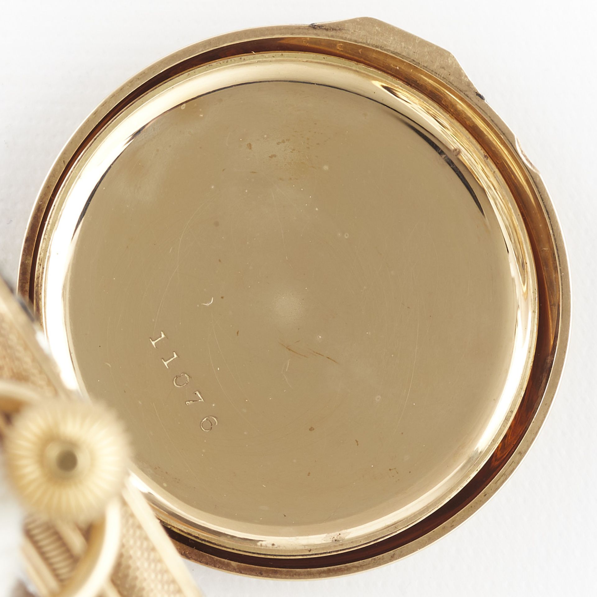 Columbus Green Patent 14k Gold Pocket Watch - Bild 5 aus 6