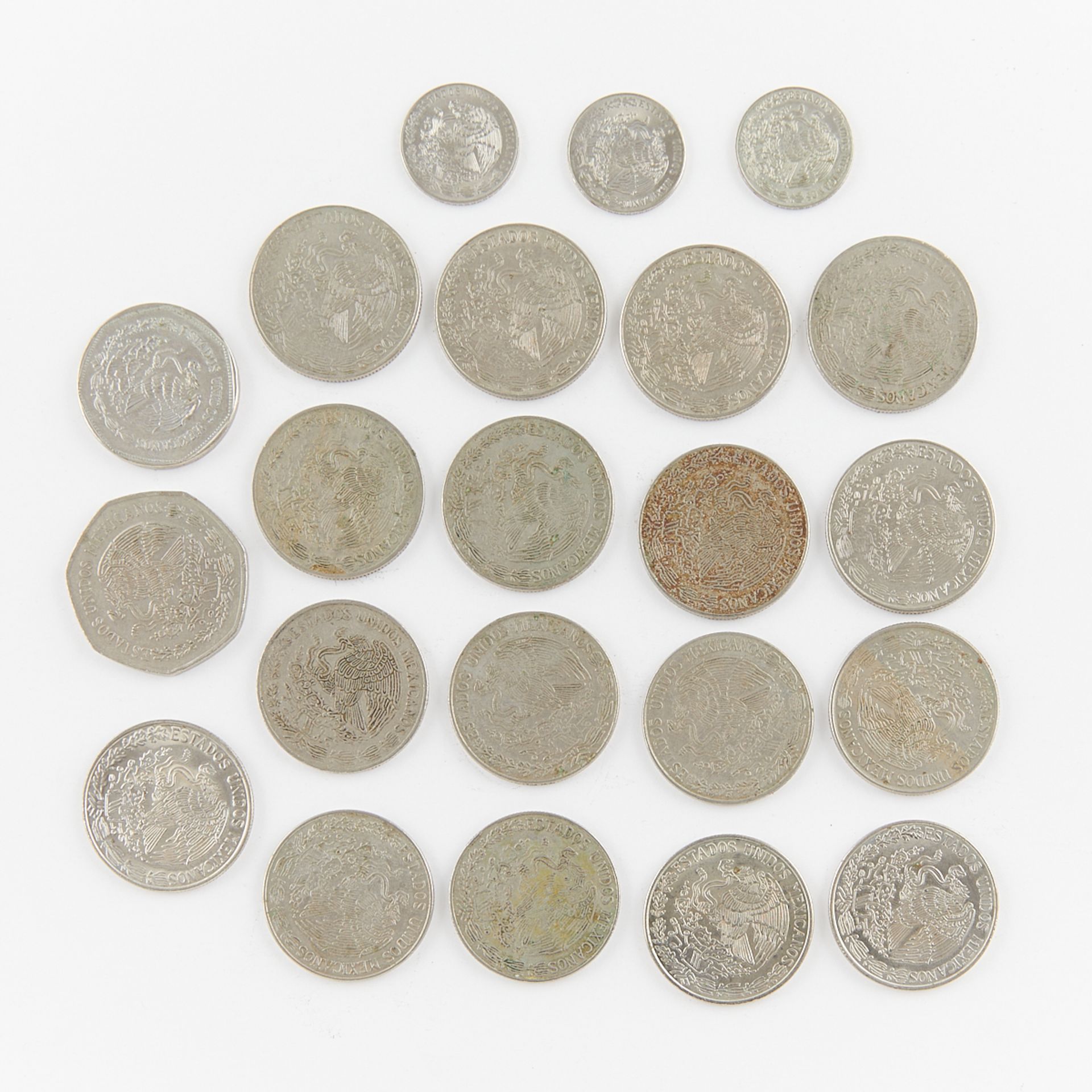22 Mexican Pesos & Centavos 1970-1981 - Bild 2 aus 2