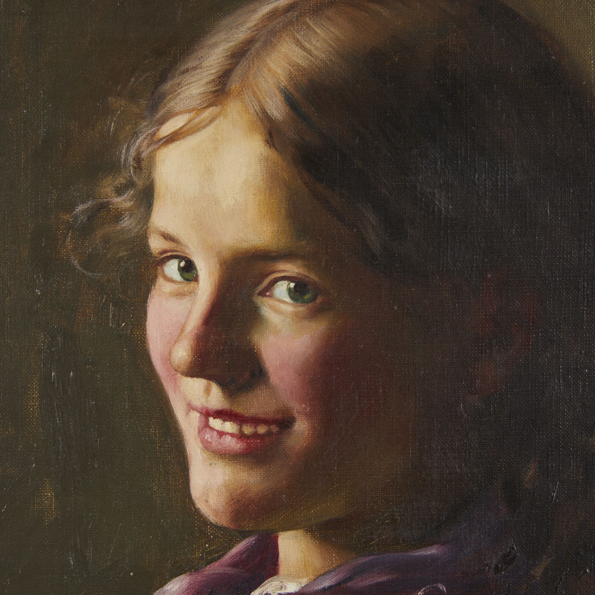 Emil Rau Portrait Oil Painting - Image 4 of 10