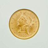 1902 $5 Gold Liberty Head Coin MS64