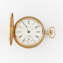 Waltham PS Bartlett 14k Gold Pocket Watch