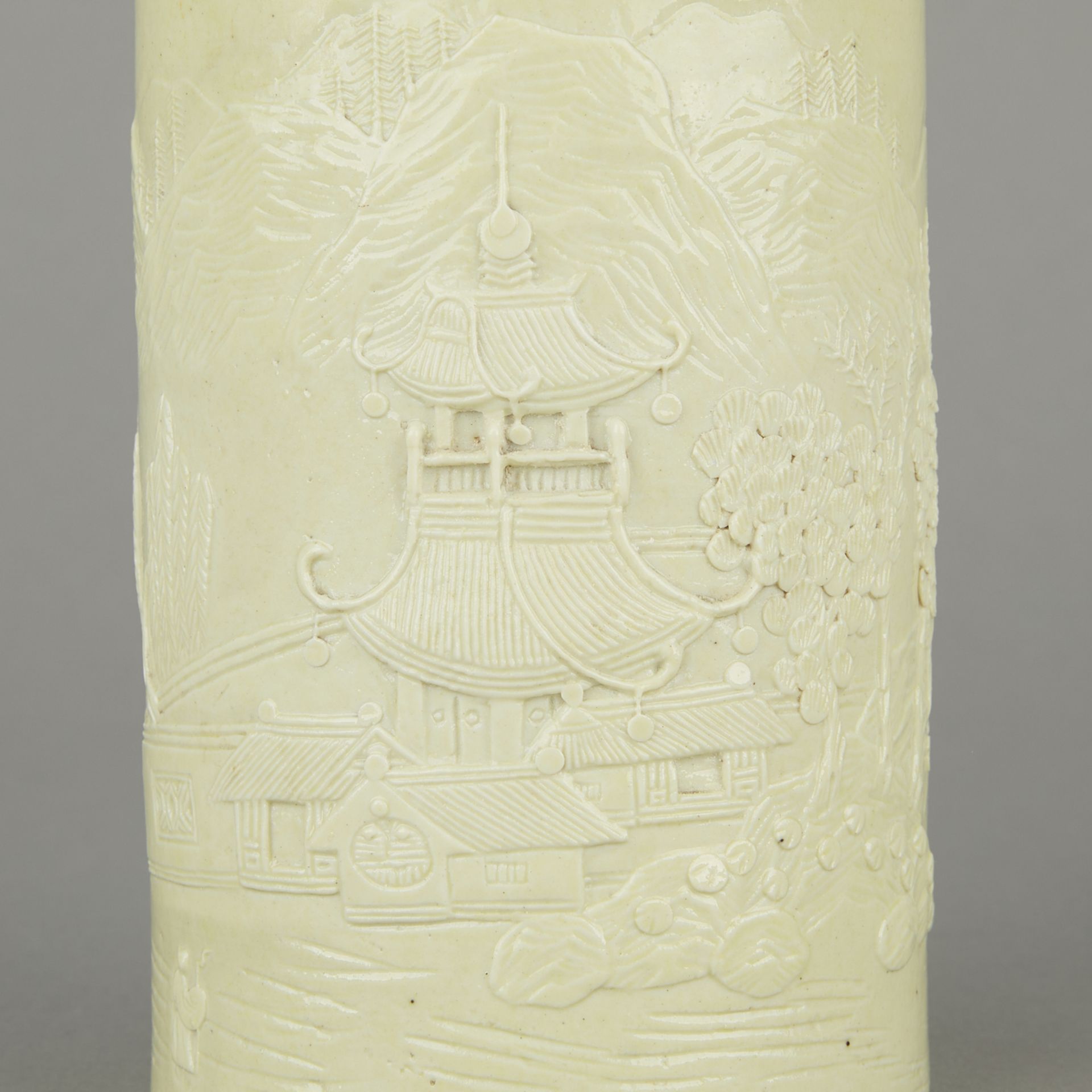 Porcelain Brushpot Style of Wang Bing Rong - Image 2 of 9