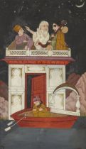 Likely Indian Manuscript Style Painting