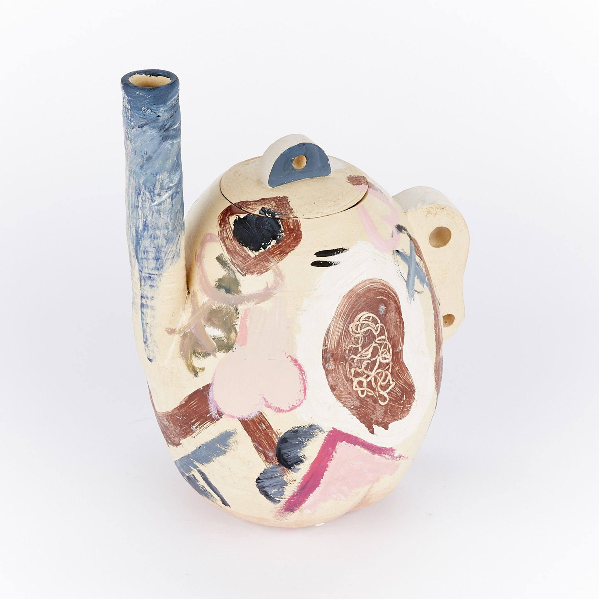 Laure Prouvost "Steaming For You" Painted Ceramic - Image 7 of 12