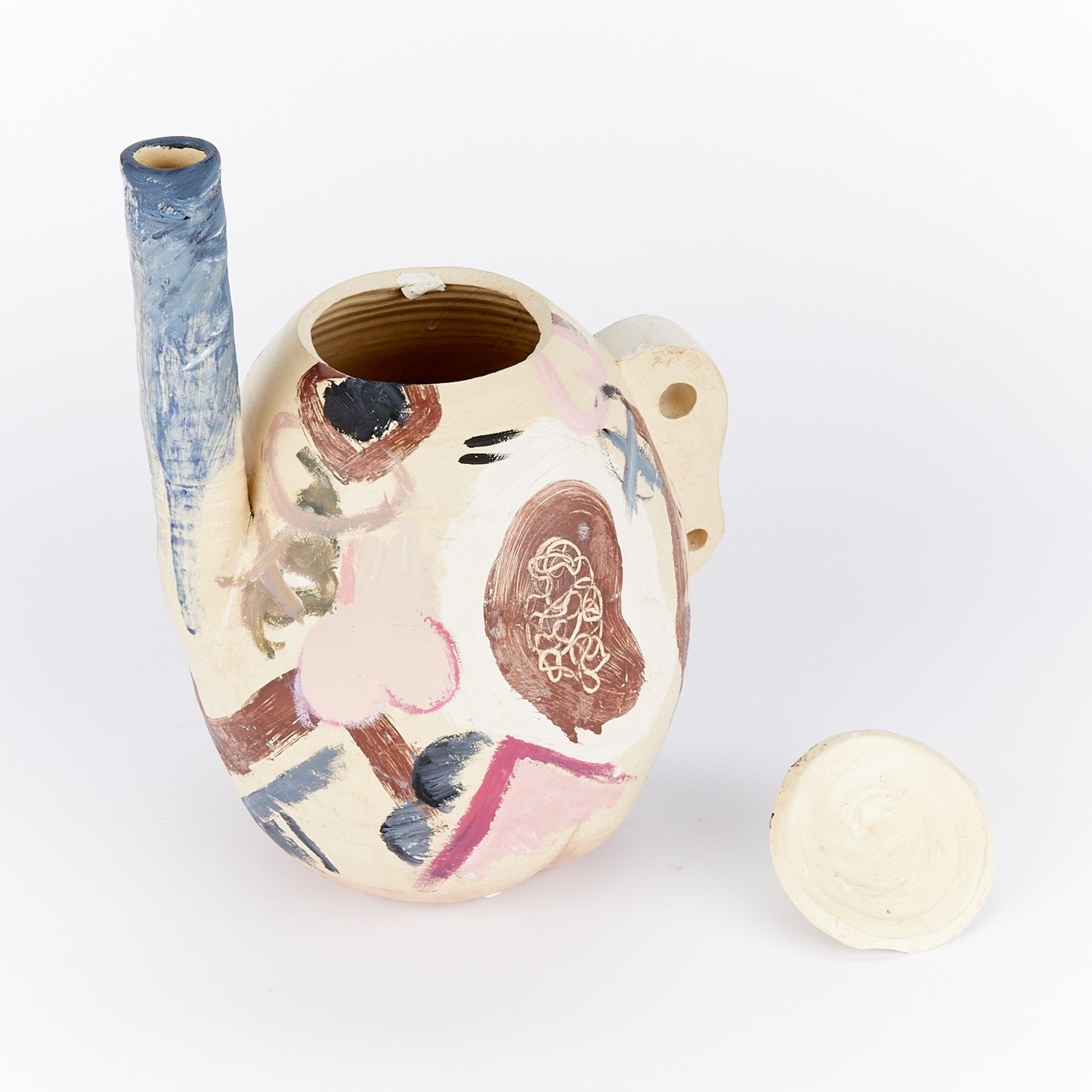 Laure Prouvost "Steaming For You" Painted Ceramic - Image 8 of 12