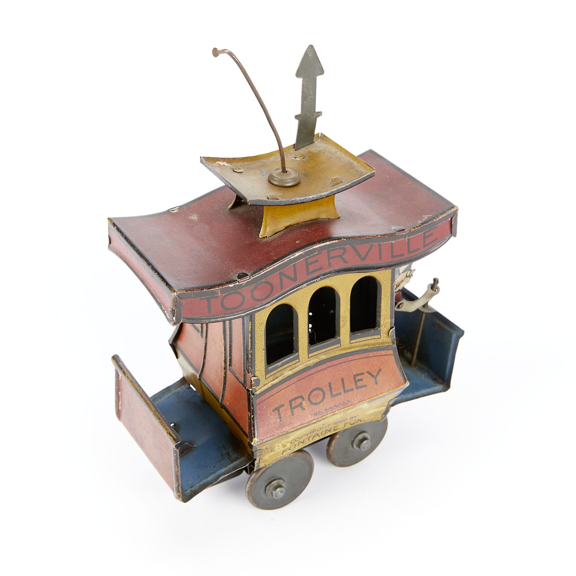 Fontaine Fox German Toonerville Trolley Tin Toy - Image 10 of 10
