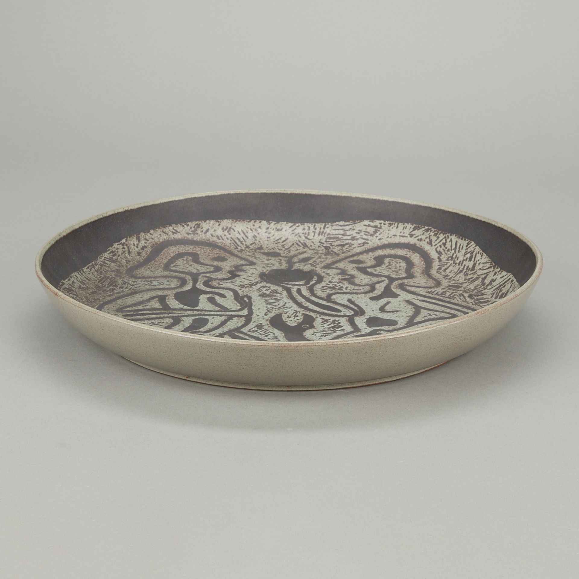 Edwin Scheier Ceramic Plate Adam & Eve 1947 - Image 2 of 9