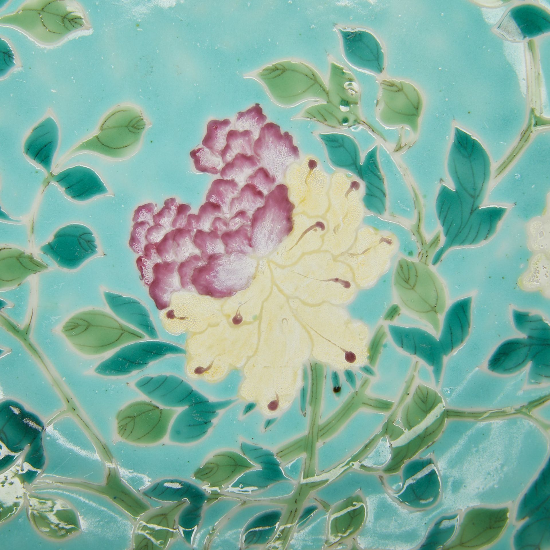 Chinese Straits Chrysanthemum Porcelain Plate - Image 2 of 7