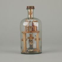 Antique Arma Christi in Bottle