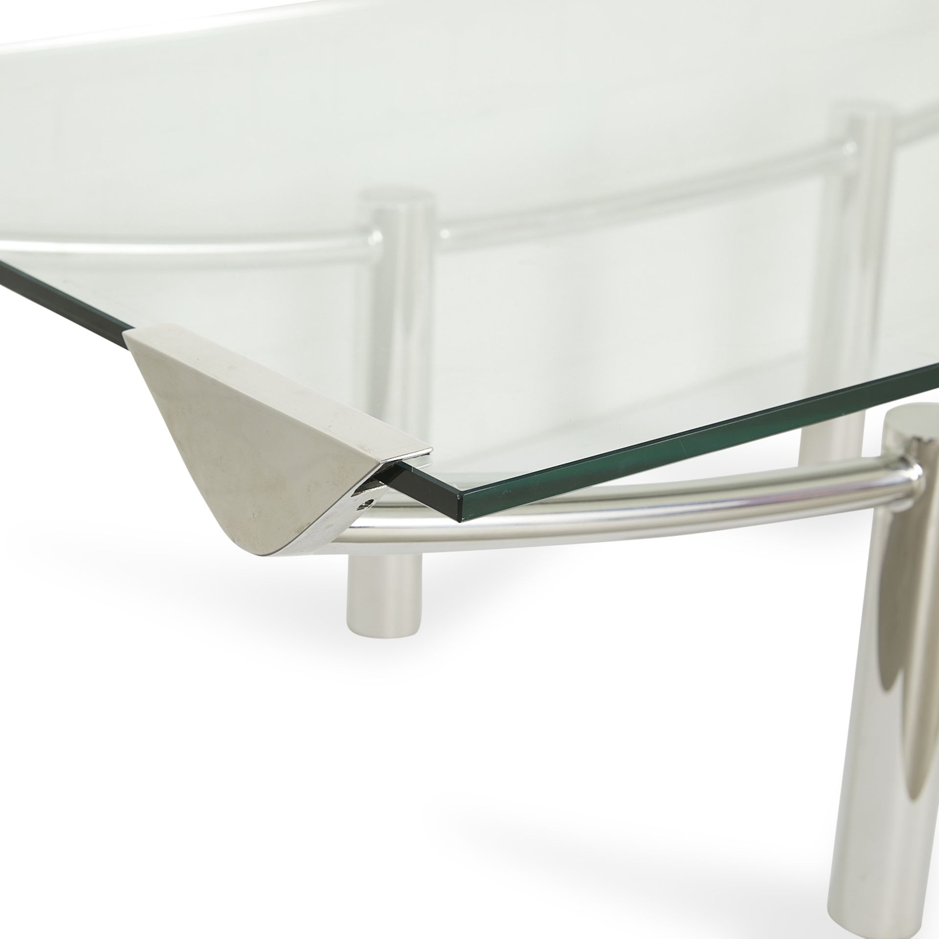 Brueton "Structures" Low Coffee Table w/ Glass Top - Image 2 of 12