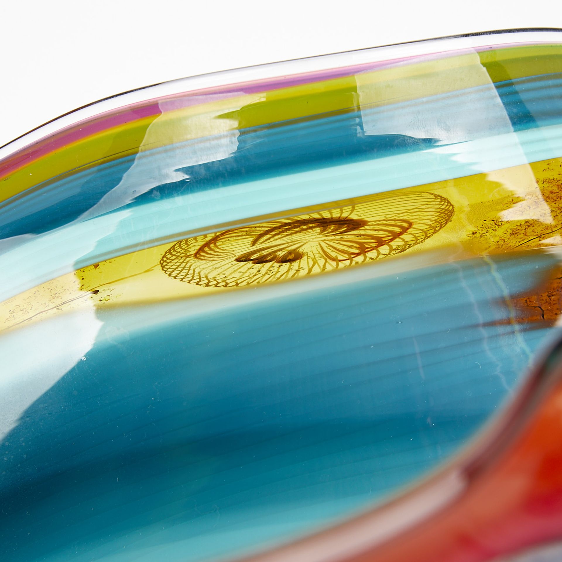 Chris Hawthorne Folded Fan Glass Vessel - Image 16 of 17