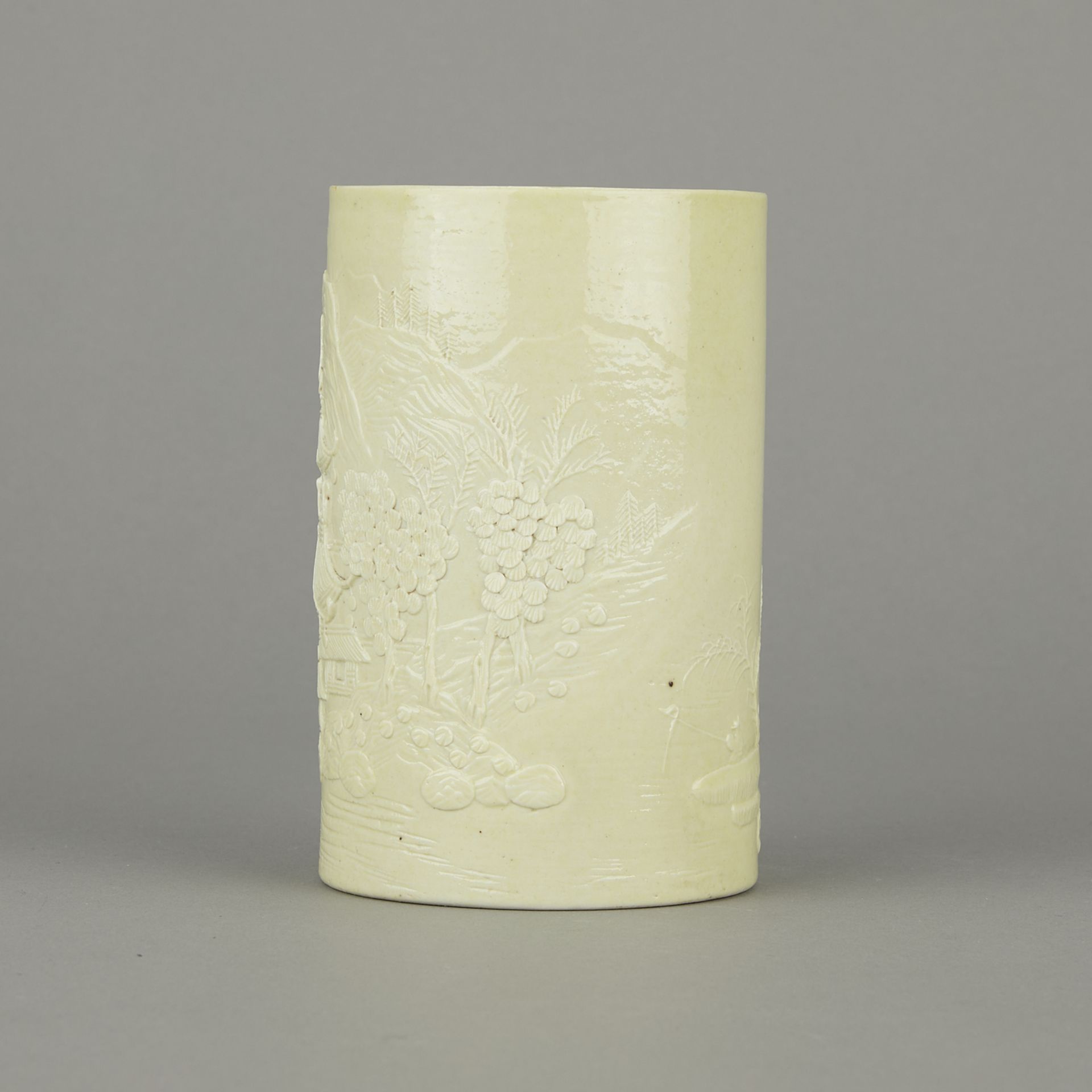 Porcelain Brushpot Style of Wang Bing Rong - Image 3 of 9