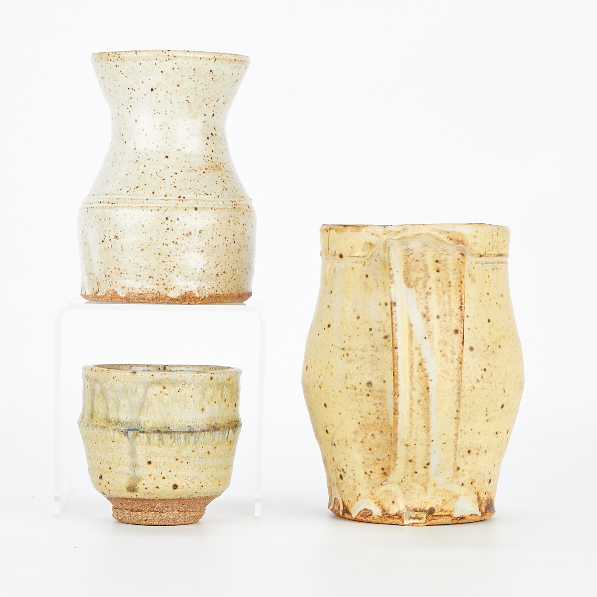 3 Warren MacKenzie Studio Ceramic Vessels - Marked - Image 3 of 17