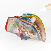 Chris Hawthorne Folded Fan Glass Vessel