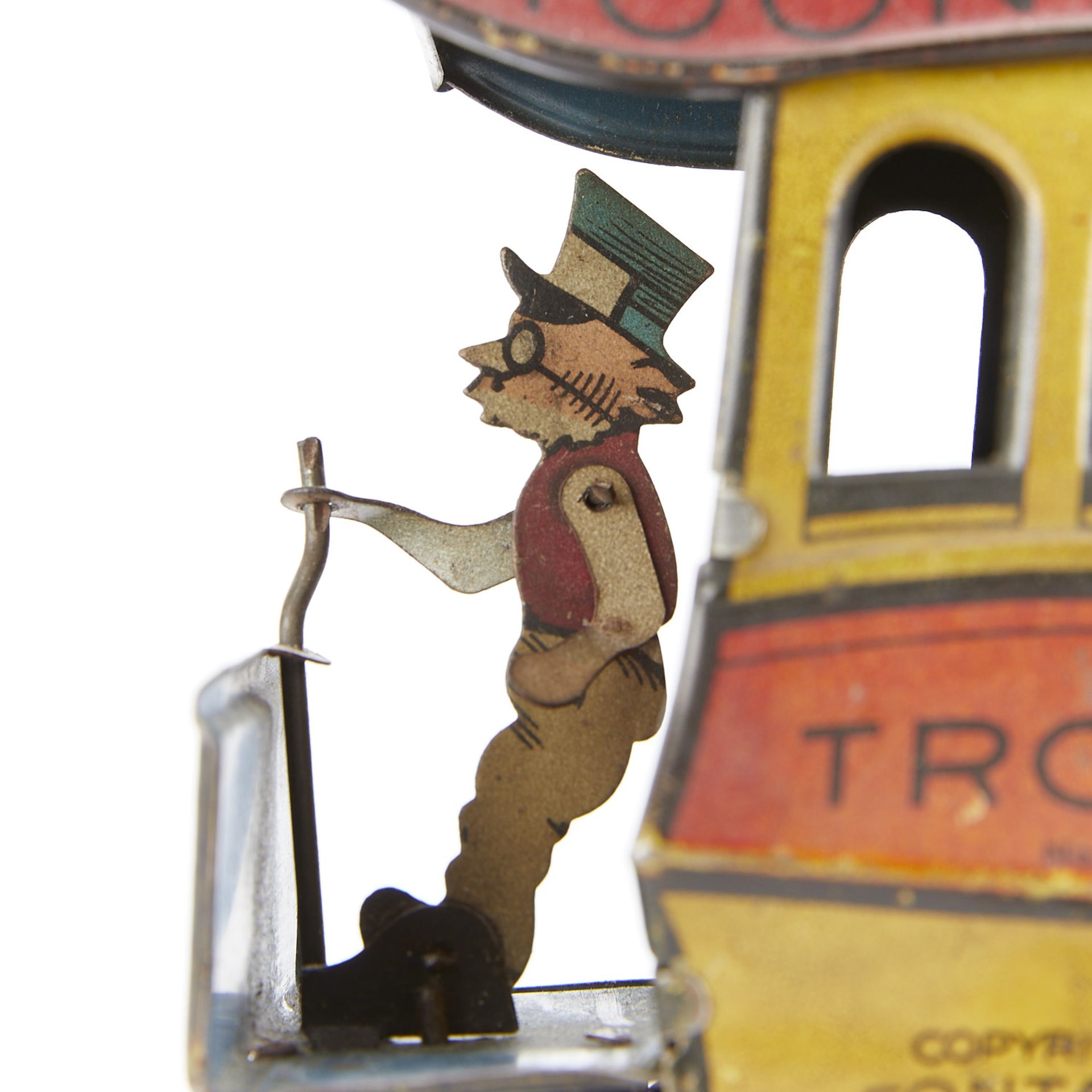Fontaine Fox German Toonerville Trolley Tin Toy - Image 2 of 10