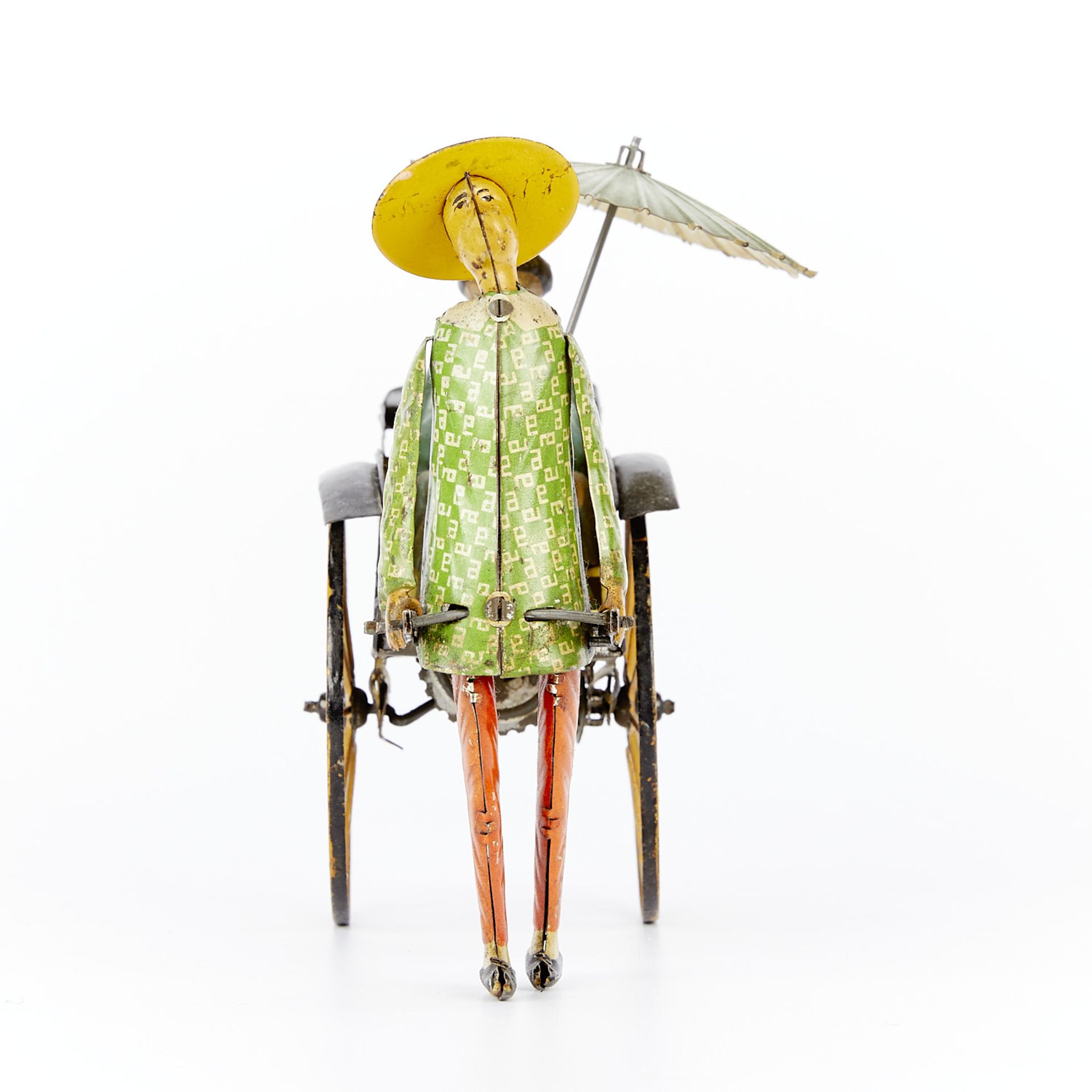Lehmann "Masuyama" Wind-up Tin Rickshaw Toy - Bild 4 aus 10