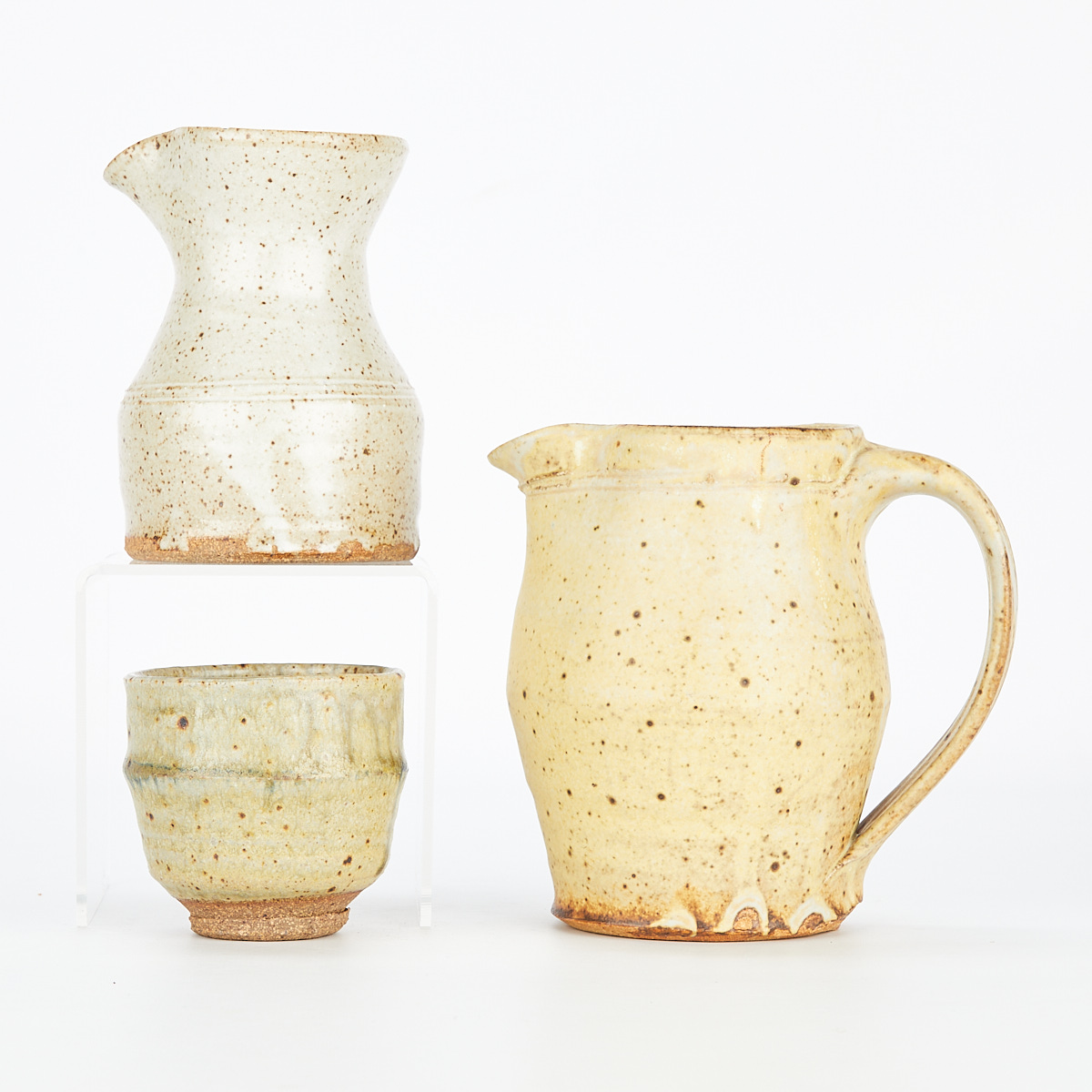 3 Warren MacKenzie Studio Ceramic Vessels - Marked - Image 4 of 17